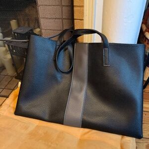 Vince Camuto Pebbled Leather Tote